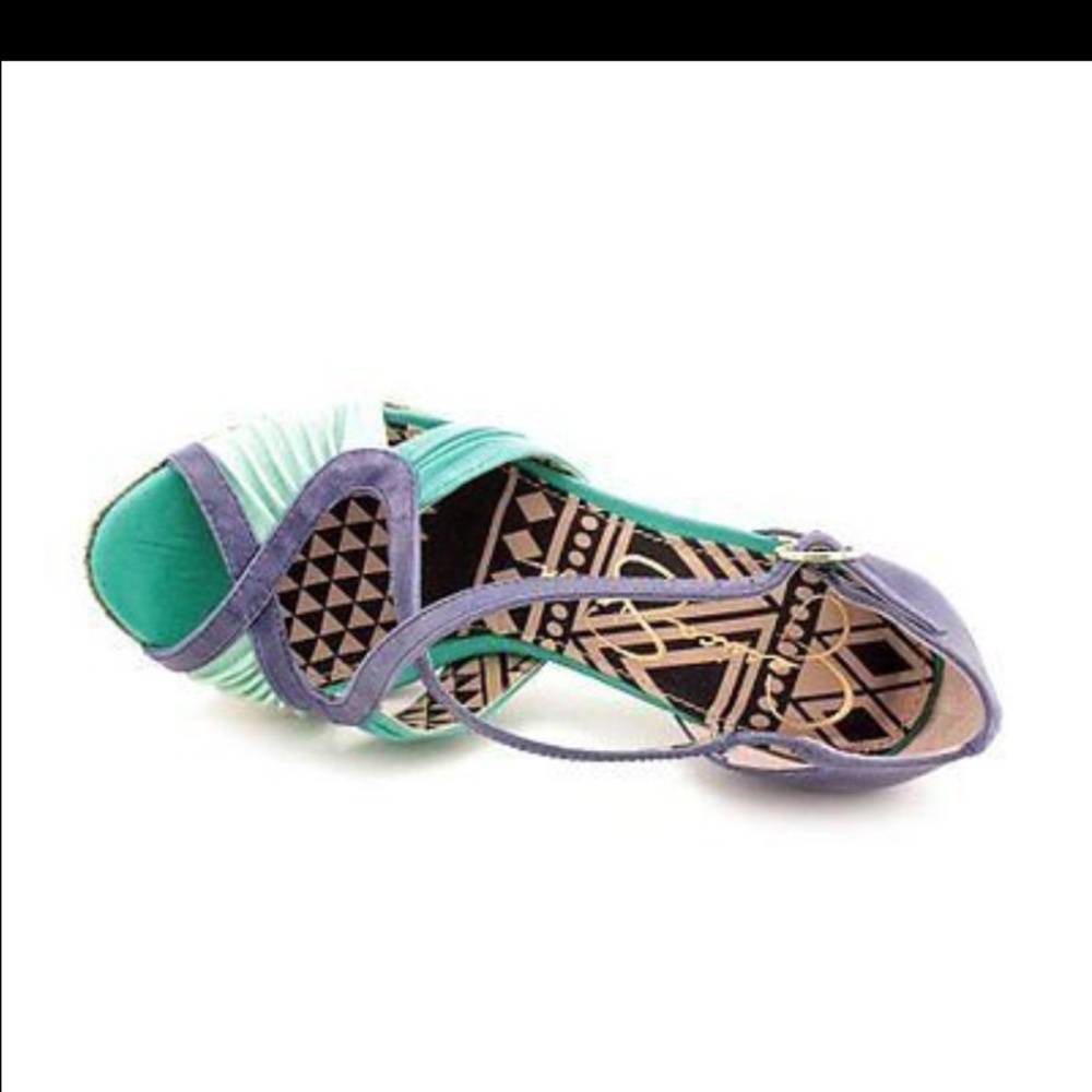 New Jessica Simpson color mixed heels